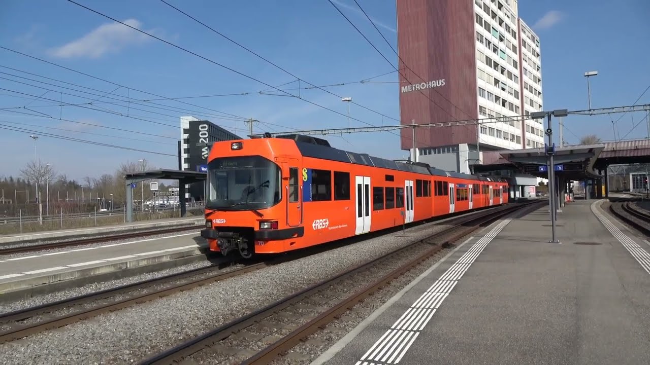 Bahnverkehr in Worblaufen