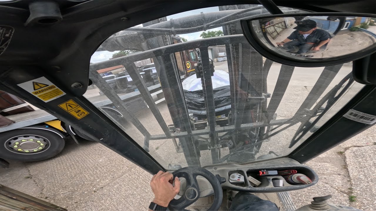 Busy Forklift POV – Loading Lorries & Shifting Pallets