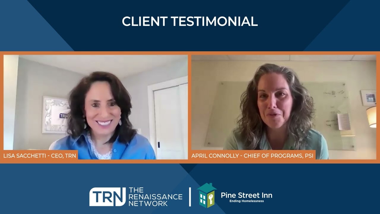 Client Testimonial with Pine Street Inn