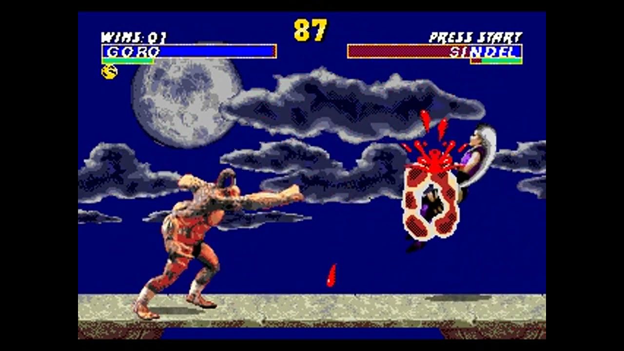 MORTAL KOMBAT REVELATIONS - ( HACK / MEGA DRIVE) - [ GORO ] - PLAYTHROUGH