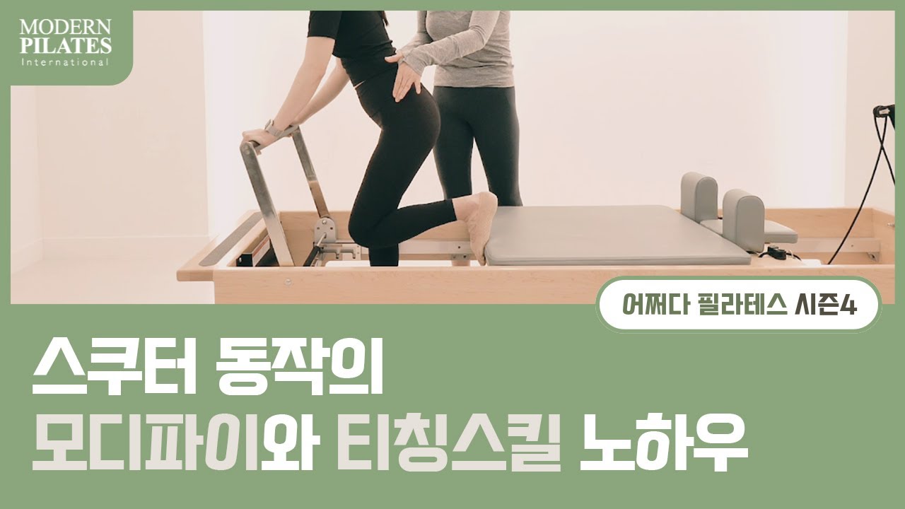 [모던필라테스] 스쿠터 동작의 모디파이와 티칭스킬 노하우