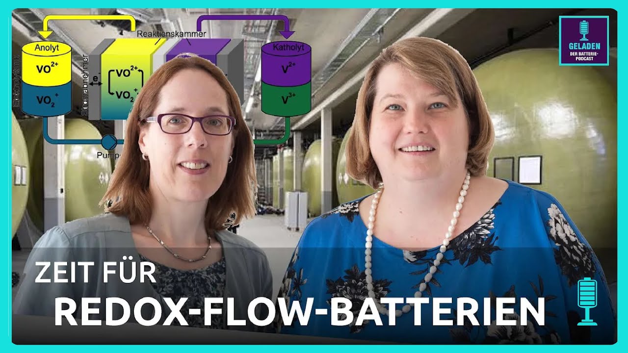 Redox-Flow-Batterien als Saisonalspeicher - Prof. Roth & Dr. Zeis | Geladen Podcast