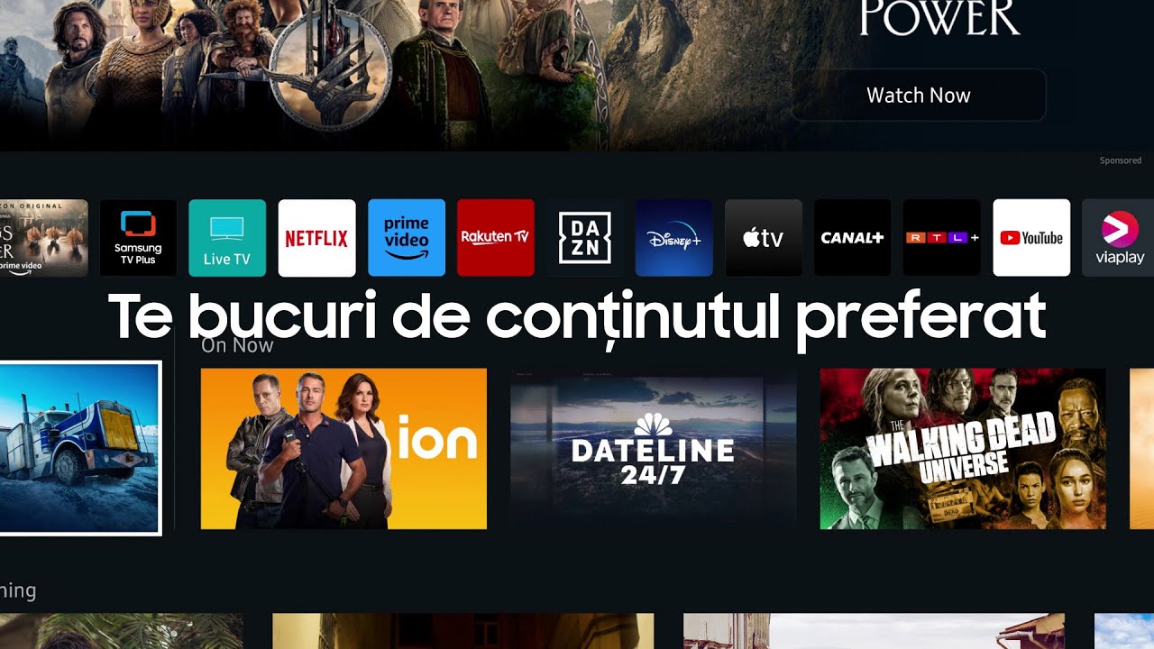 Culori vibrante, imagine autentică & sunet cinematografic | Samsung