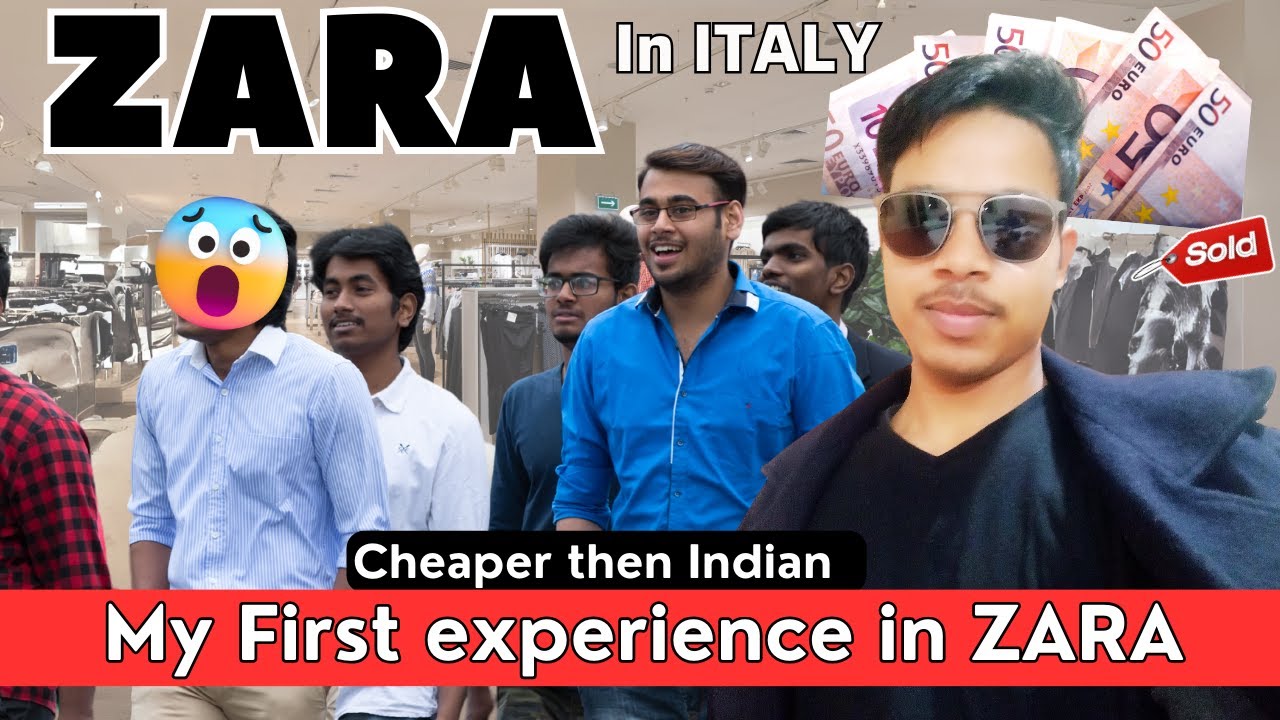 ZARA in italy | indians Cloth shopping | Italy daily life vlogs #students #livinginitalykulwant