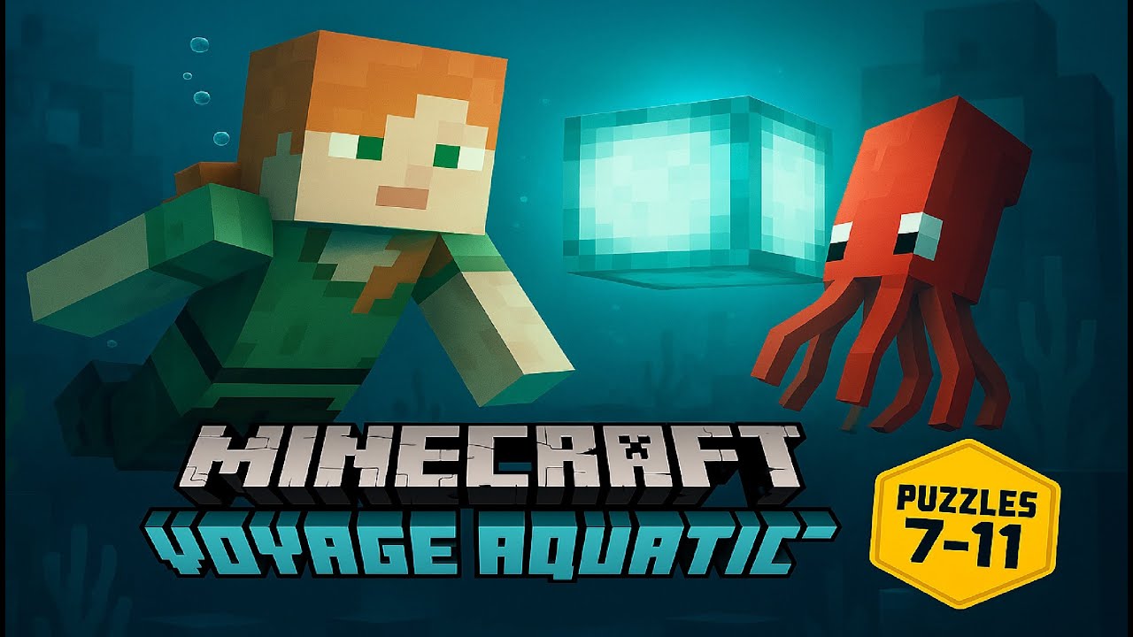 Minecraft Voyage Aquatic (Level 7 to 11) Explained | Step-by-Step Guide