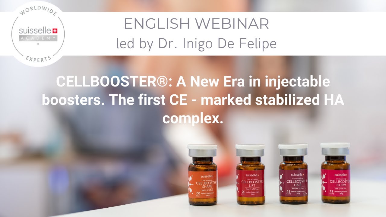 Webinar - Cellbooster®, a New Era in injectable Boosters - Led by Dr. Inigo De Felipe (in English)