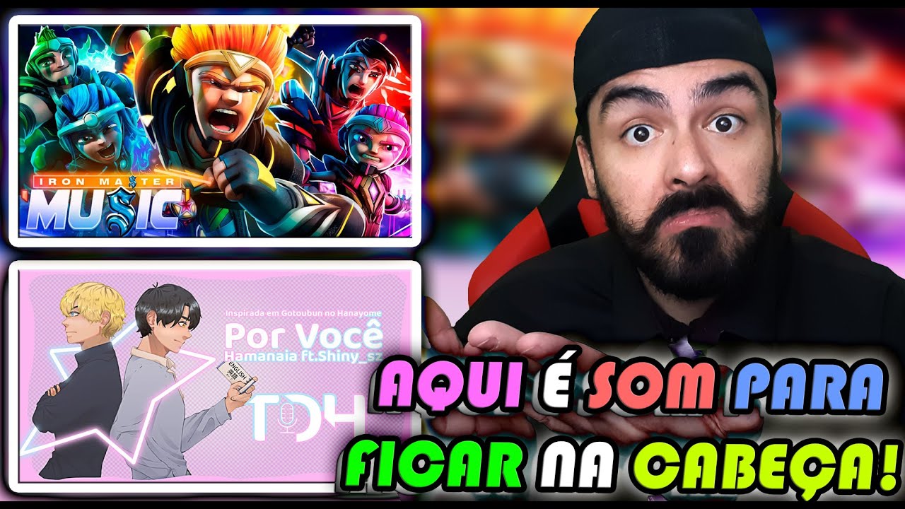 REACT - Sen-do-kai | Campeões do Sendokai | Iron Master / Por Você - Hamanaia ft. ‪@Shiny_sz