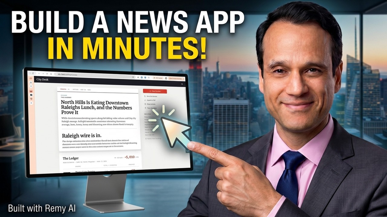 Build a News Monitoring App in Minutes with Remy