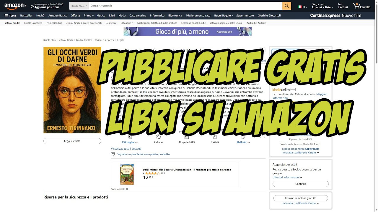 Come pubblicare un libro su Amazon - Tutti i passaggi