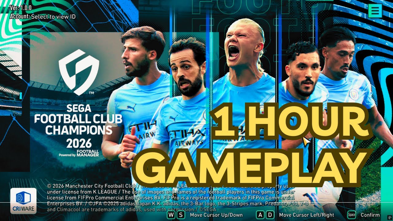SEGA Football Club Champions Gameplay Preview 1 Hour – New Football Game by SEGA