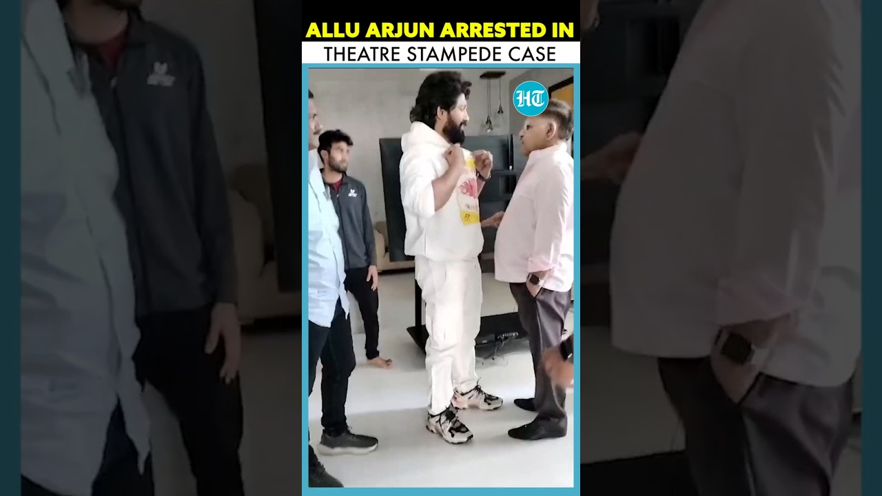 #AlluArjun Arrested After 39-Year-Old Woman Dies In #Stampede At #Pushpa2 Premiere | #shorts #viral