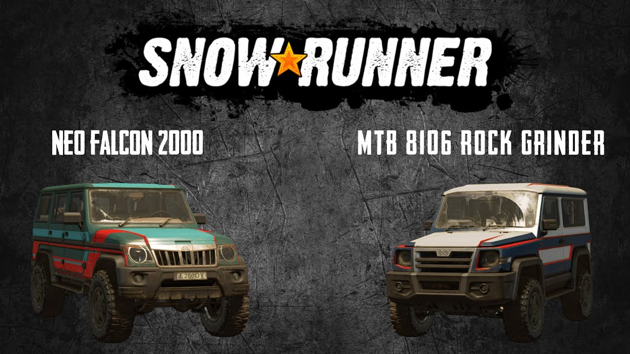 SnowRunner Обзор MTB 8106 Rock Grinder и Neo Falcon 2000