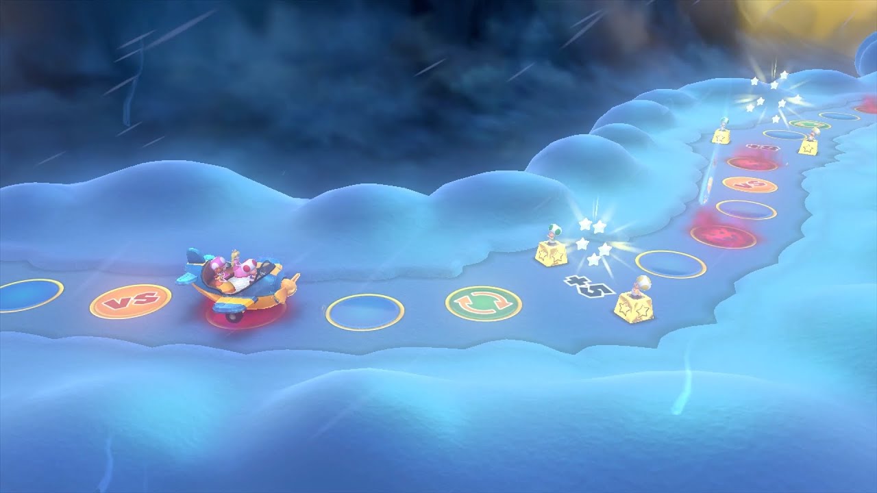 Mario Party 10 Mario Party #827 Toad vs Peach vs Toadette vs Daisy Airship Central Master Difficulty