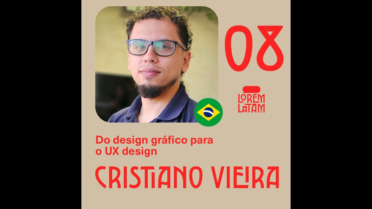 Do design gráfico para o UX design ft. Cristiano Vieira