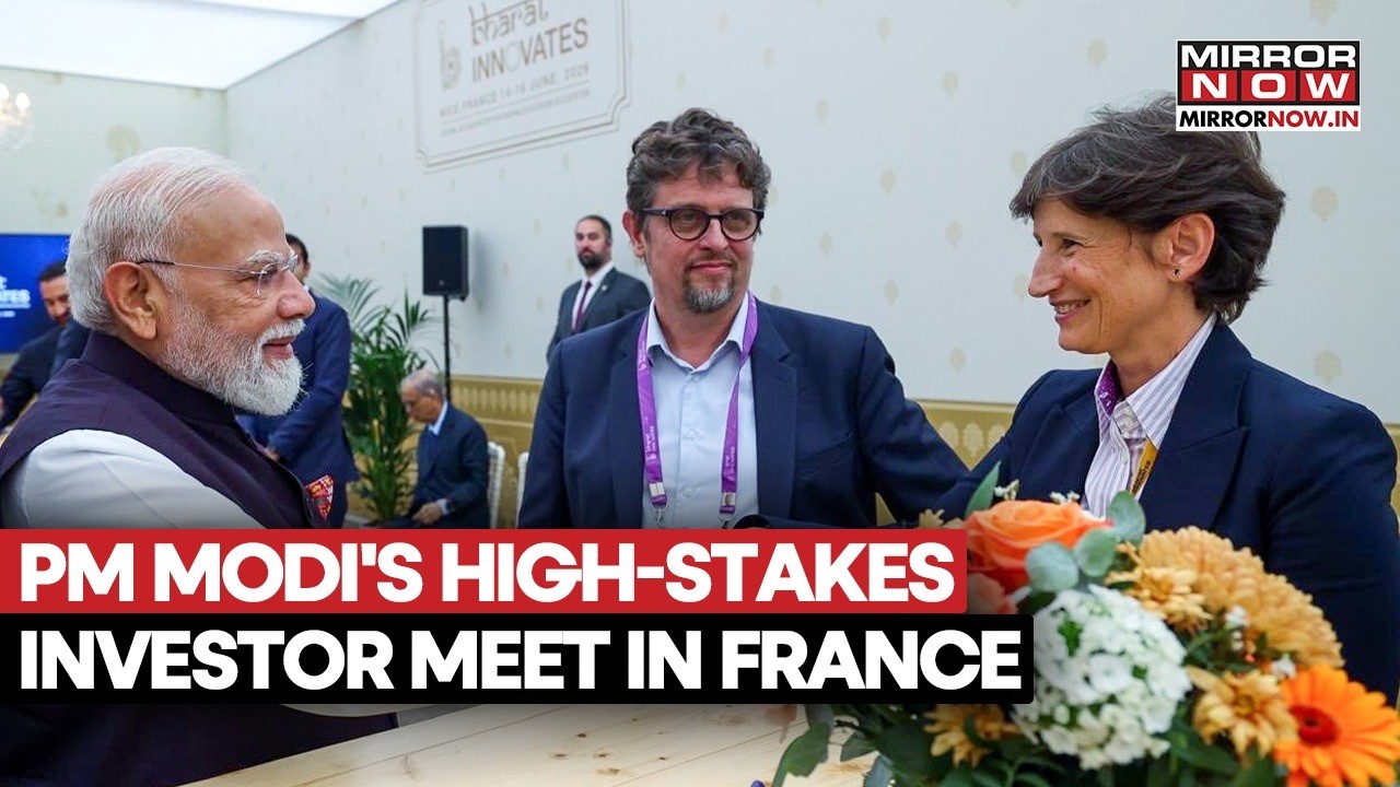 PM Modi Meets Top Global Investors & VCs In France, Showcases India's Growth Story