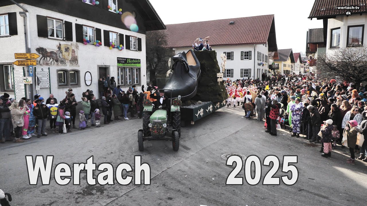 Faschingsumzug Wertach 2025 4k