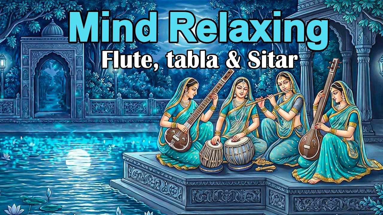 Mind Relaxing Flute Tabla and Sitar Compilation | Hindustani Instrumental Music