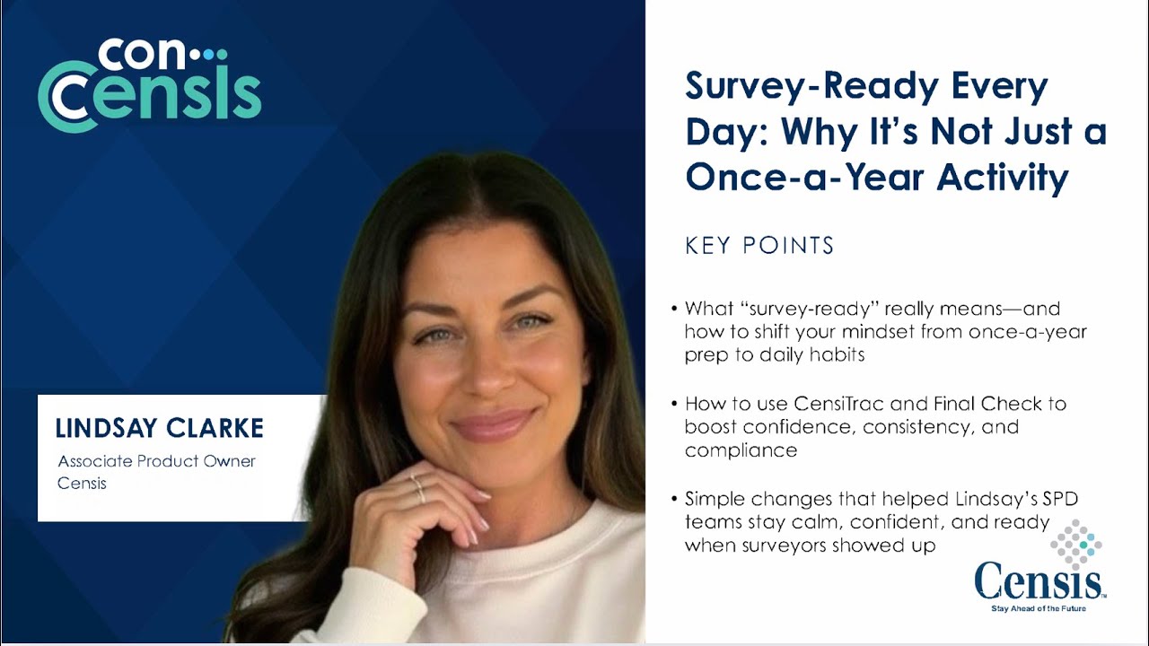 ConCensis l Survey Ready Every Day  Why It’s Not Just a Once a Year Activity