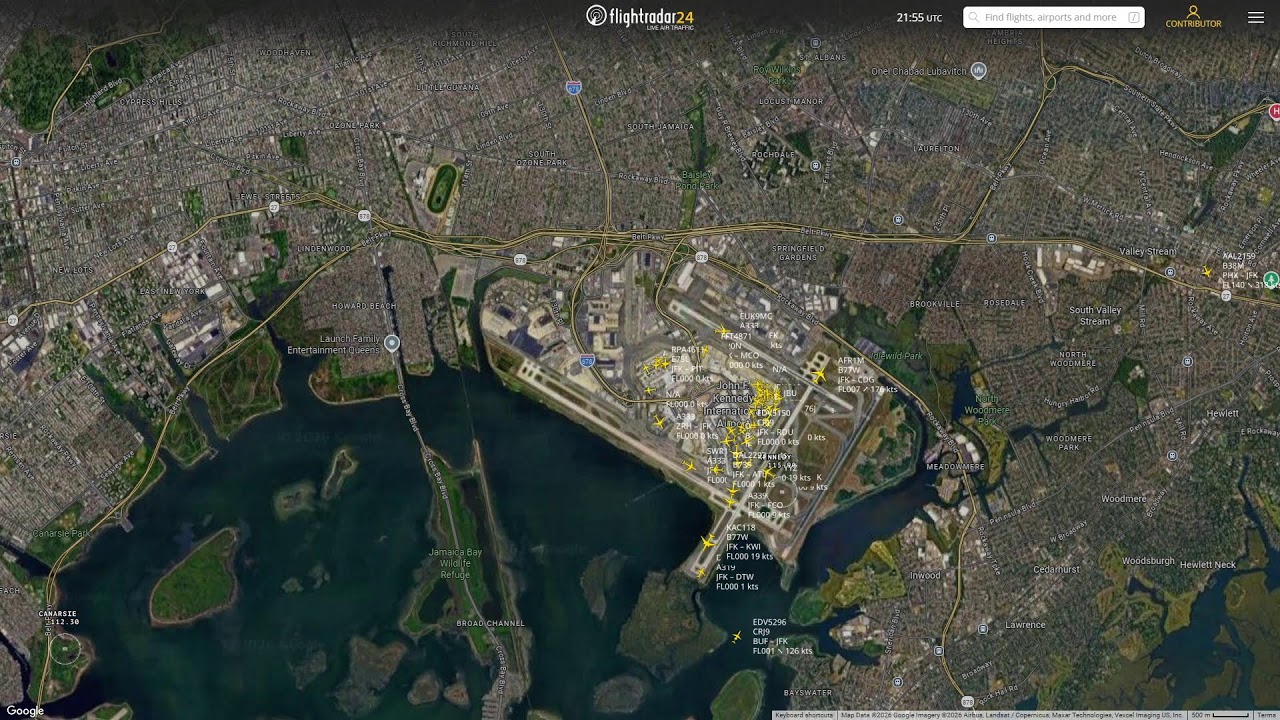 New York - Kennedy KJFK Flightradar24 Livestream with Live Air Traffic Control 4/02/2026