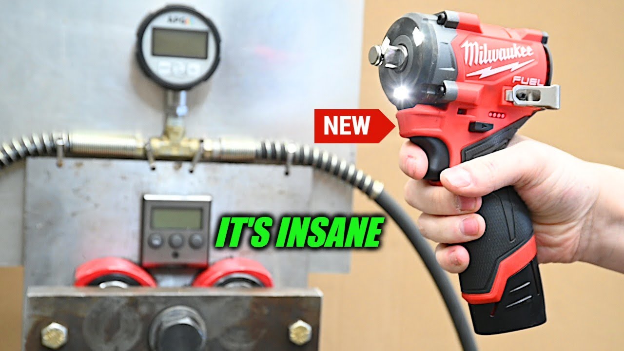 New Milwaukee Stubby Impact Wrench Breaks Records, BUT High Speed Footage says..