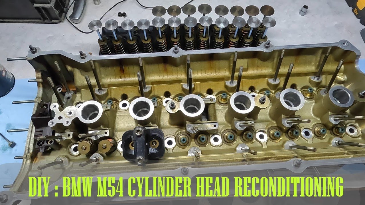 DIY: BMW X3 M54 Engine Cylinder Head Reconditioning at Home - Including Valve Lapping How-to!