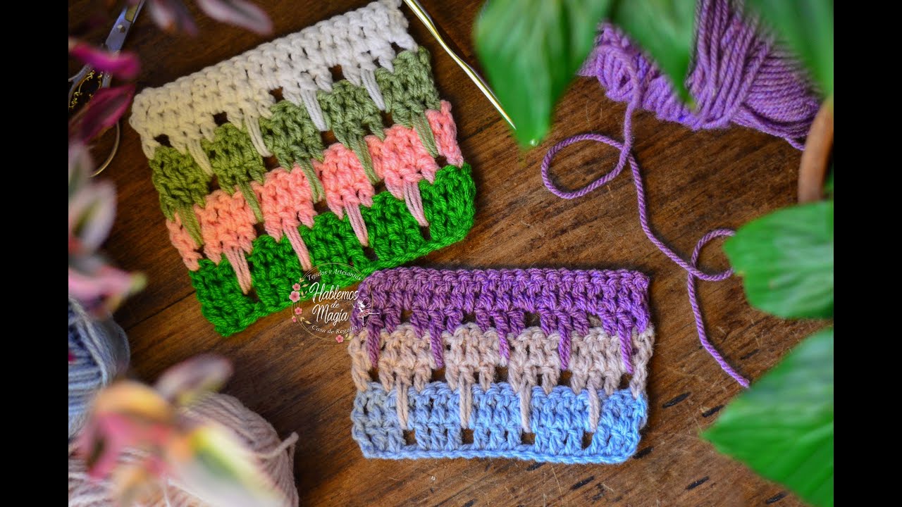 Trama de colores (Técnicas y crochet)
