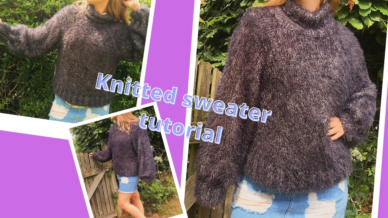 Knitted sweater tutorial