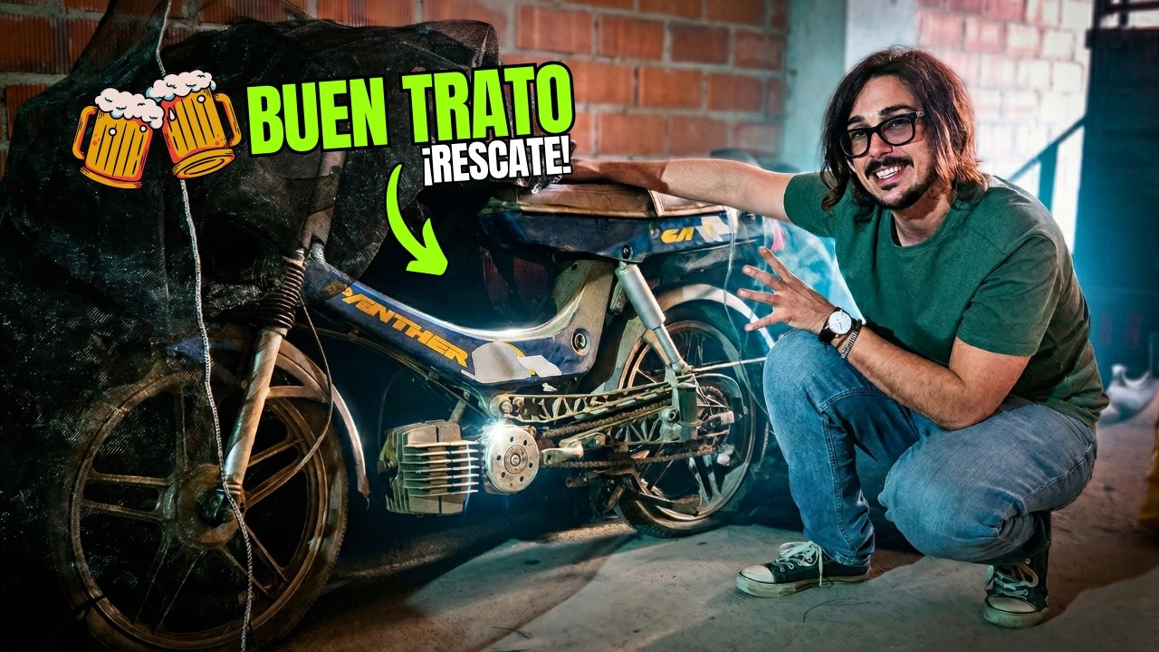 Me REGALAN MOTO ABANDONADA por unas CERVEZAS 🍻 (&iquest;Arrancar&aacute;?)