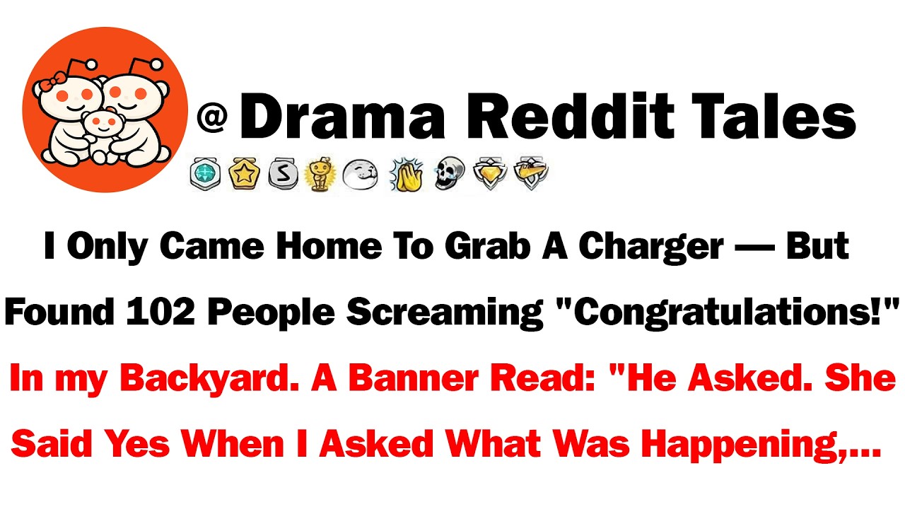 I Only Came Home To Grab A Charger — But Found 102 People Screaming “Congratulations!”In My Backyard