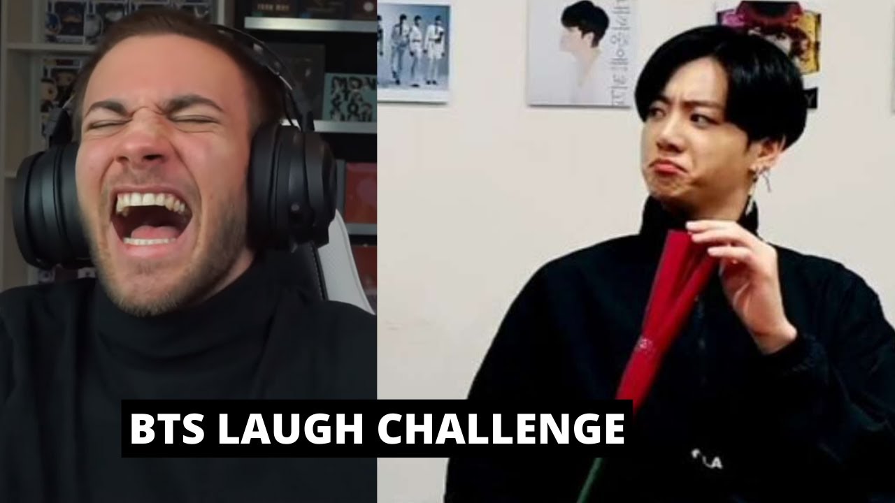 BTS in QUARANTINE TRY not to LAUGH 2020 Challenge - Reaction
