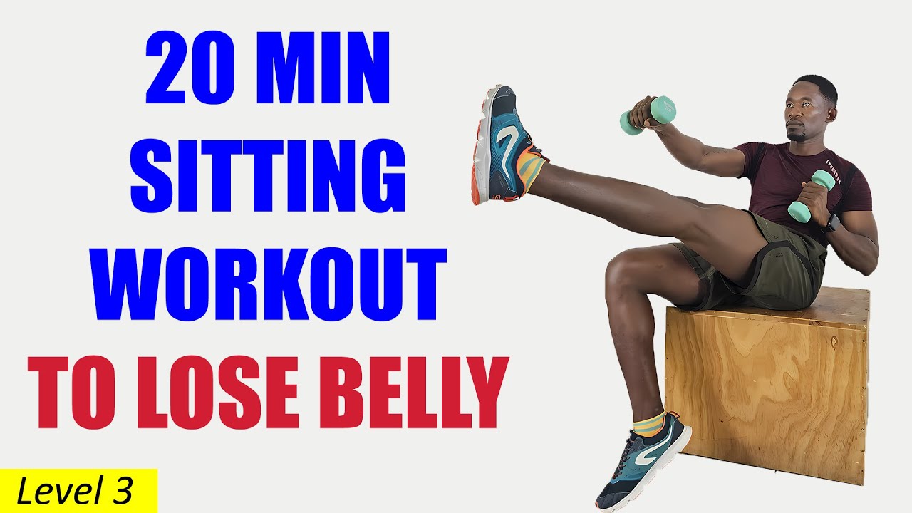 🔥20 Min Sitting At Home Workout for Losing Belly Fat Fast🔥 2KG Dumbbells