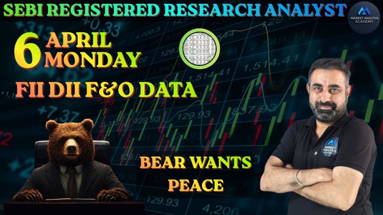 Retail Traders Beware ⚠️ Nifty Monday Setup | FII DII F&O Data Analysis 6 April 2026