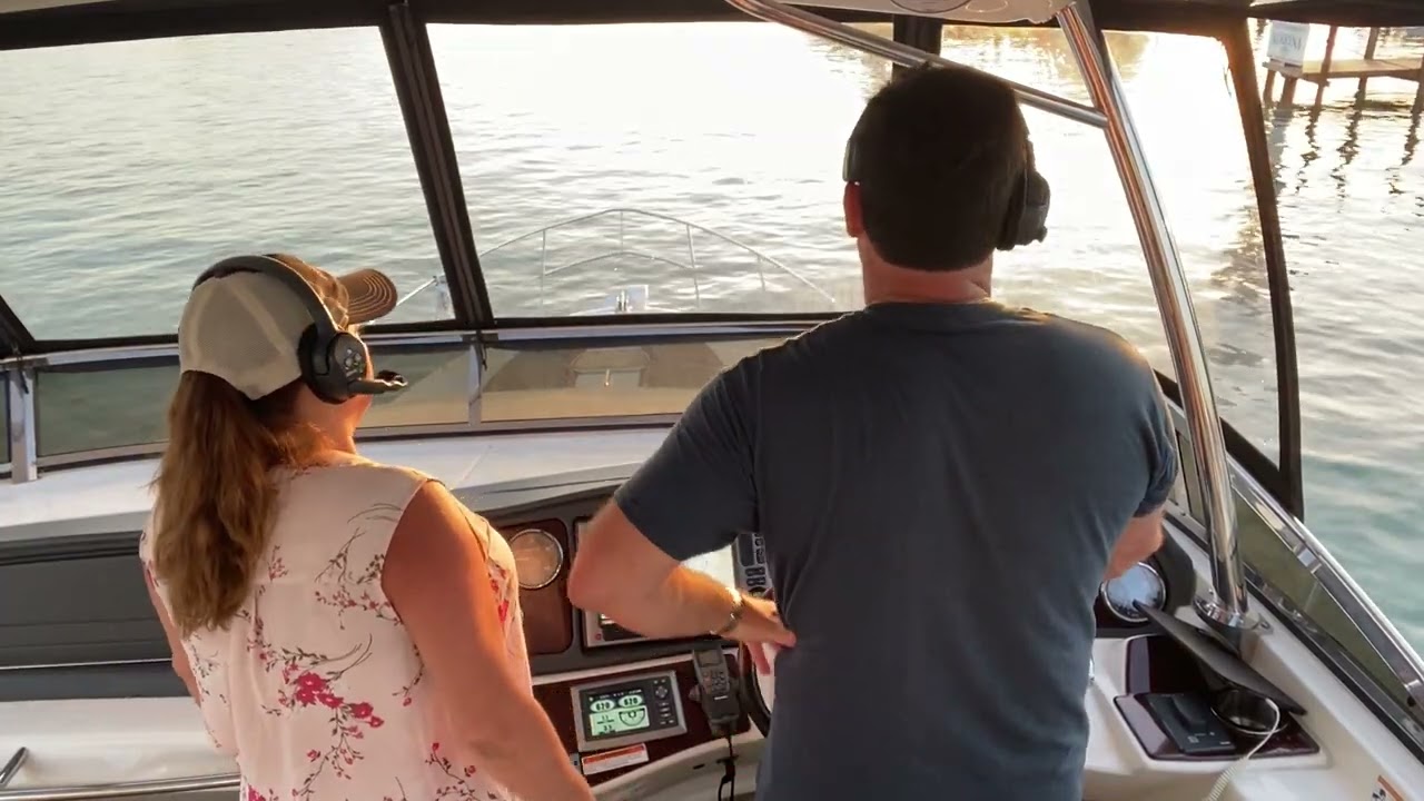 Raw footage of marina and fuel dock