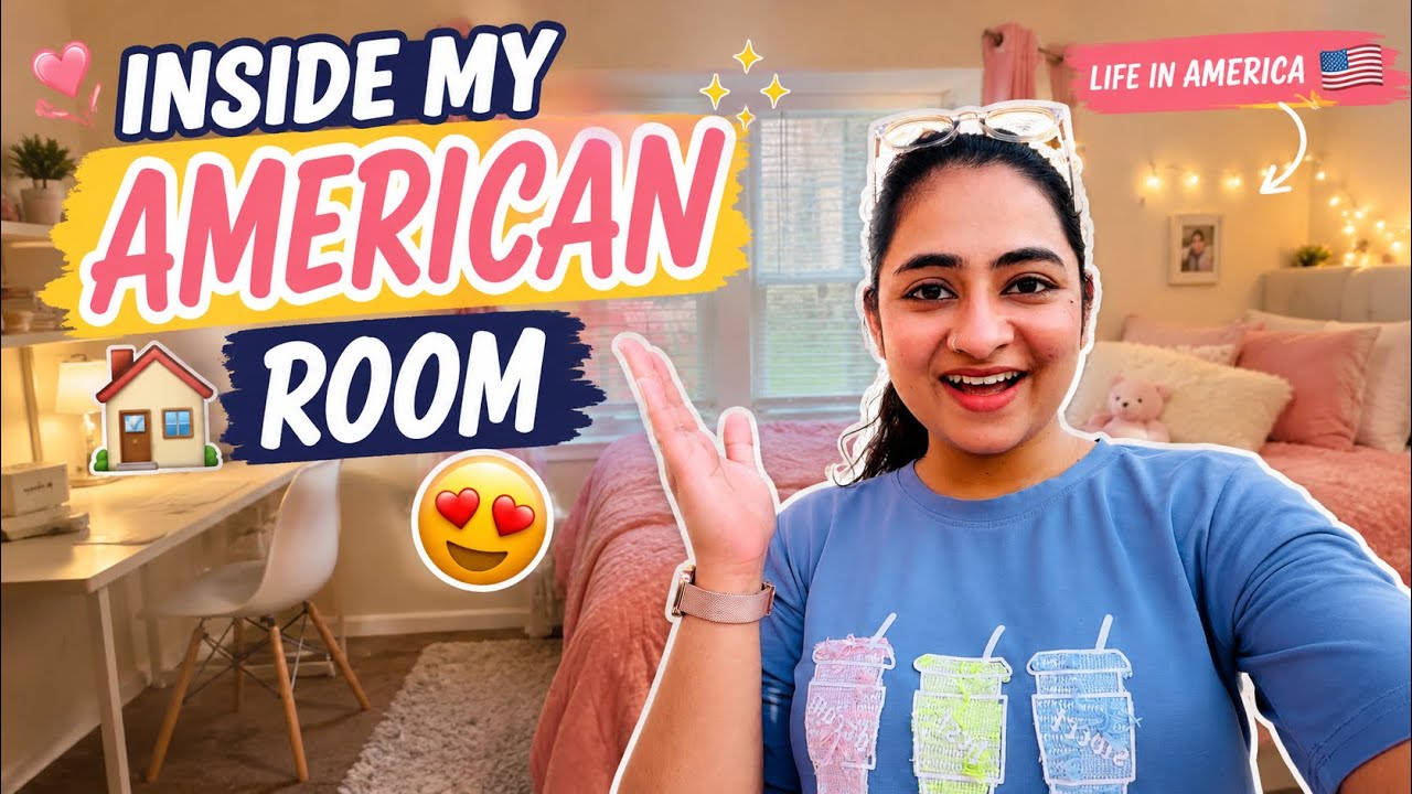 Inside My American 🇺🇸 Room | Room Tour 