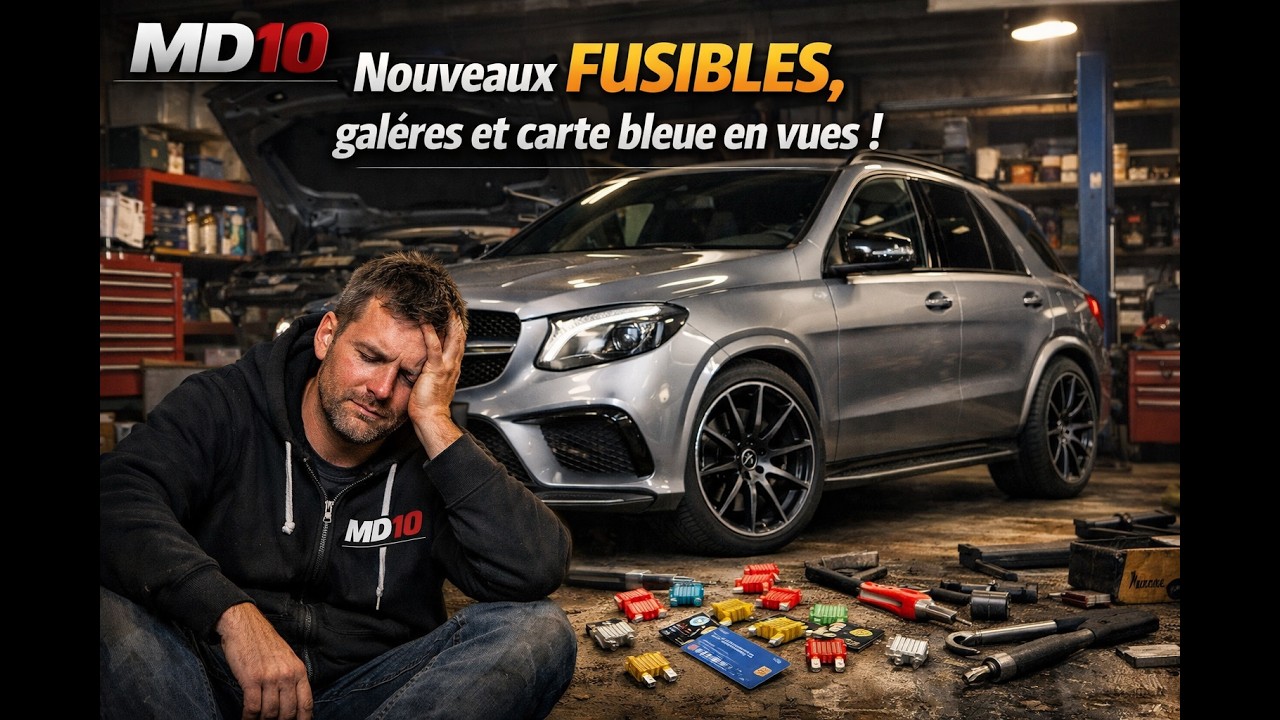 Nouveaux FUSIBLES,  galères et carte bleue en vues!