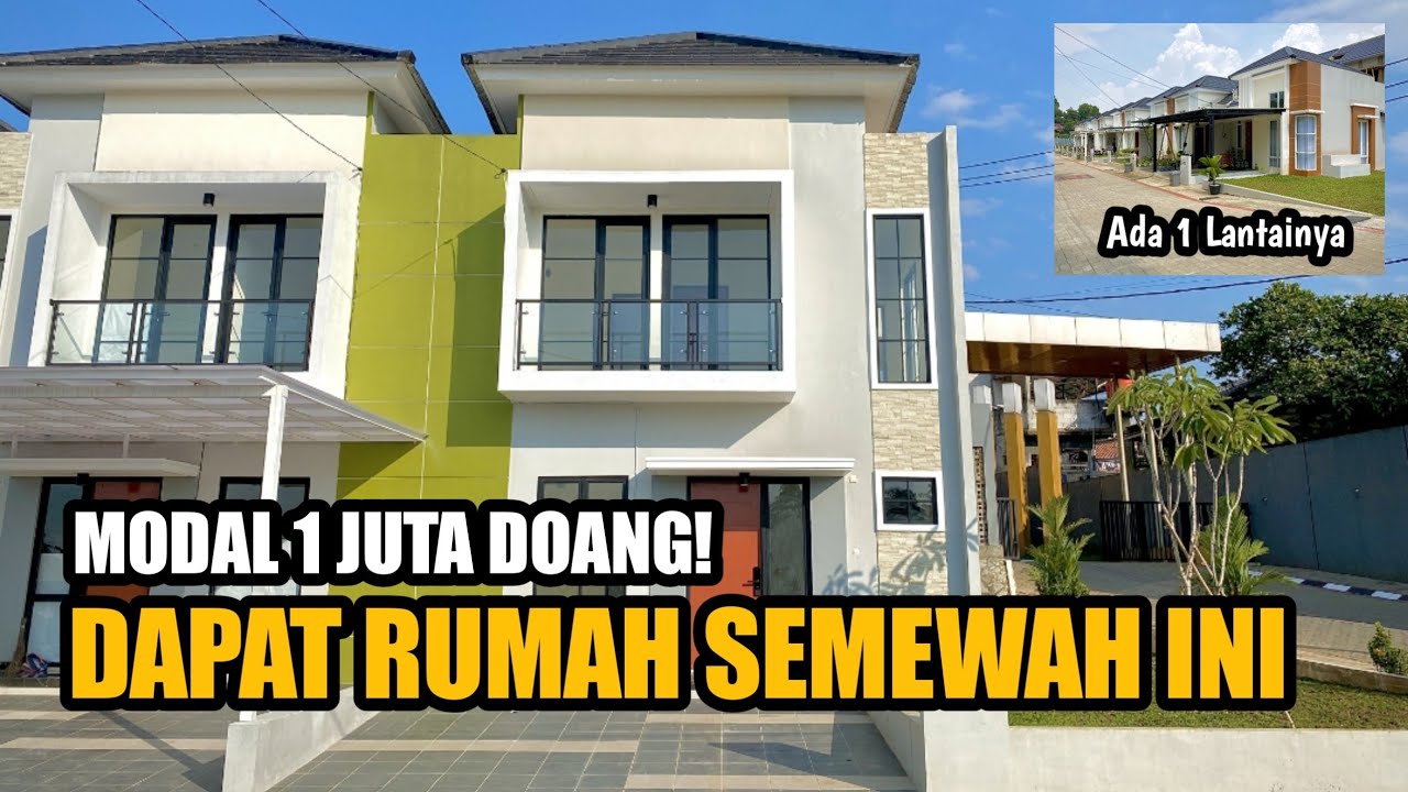 Bayar 1 Juta! Dapat Rumah Modern Minimalis Semewah Ini dan Unitnya Ready, Persada Residence