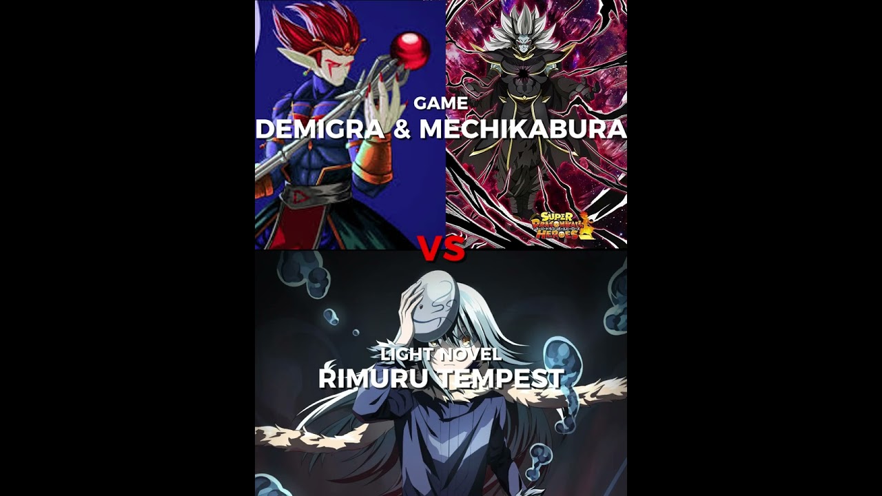 Rimuru Tempest vs Mechikabura and Demigra | Requested Comparison