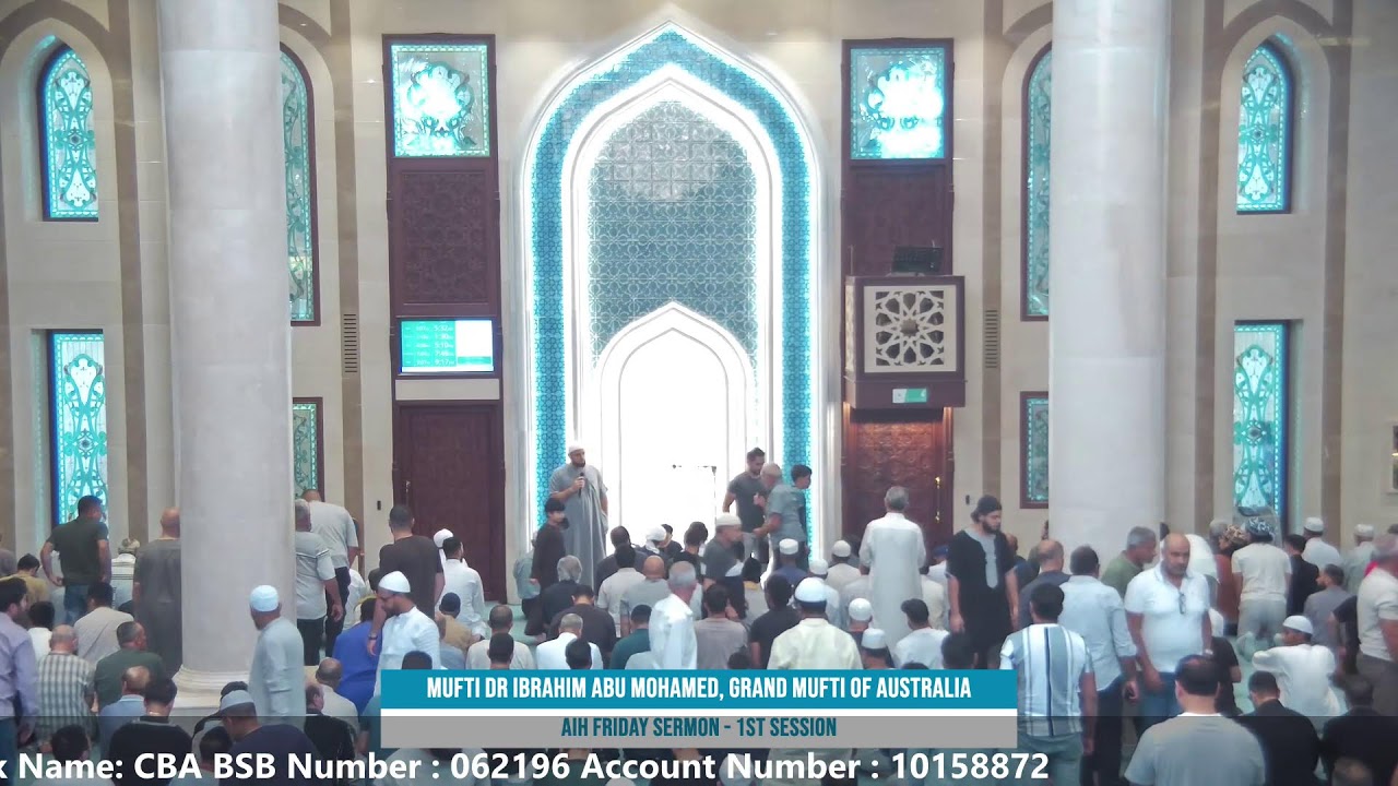 AIH Friday Sermon - 20 Feb 2026 - 1st Session at 1.10 pm - Mufti Dr Ibrahim Abu Mohamed