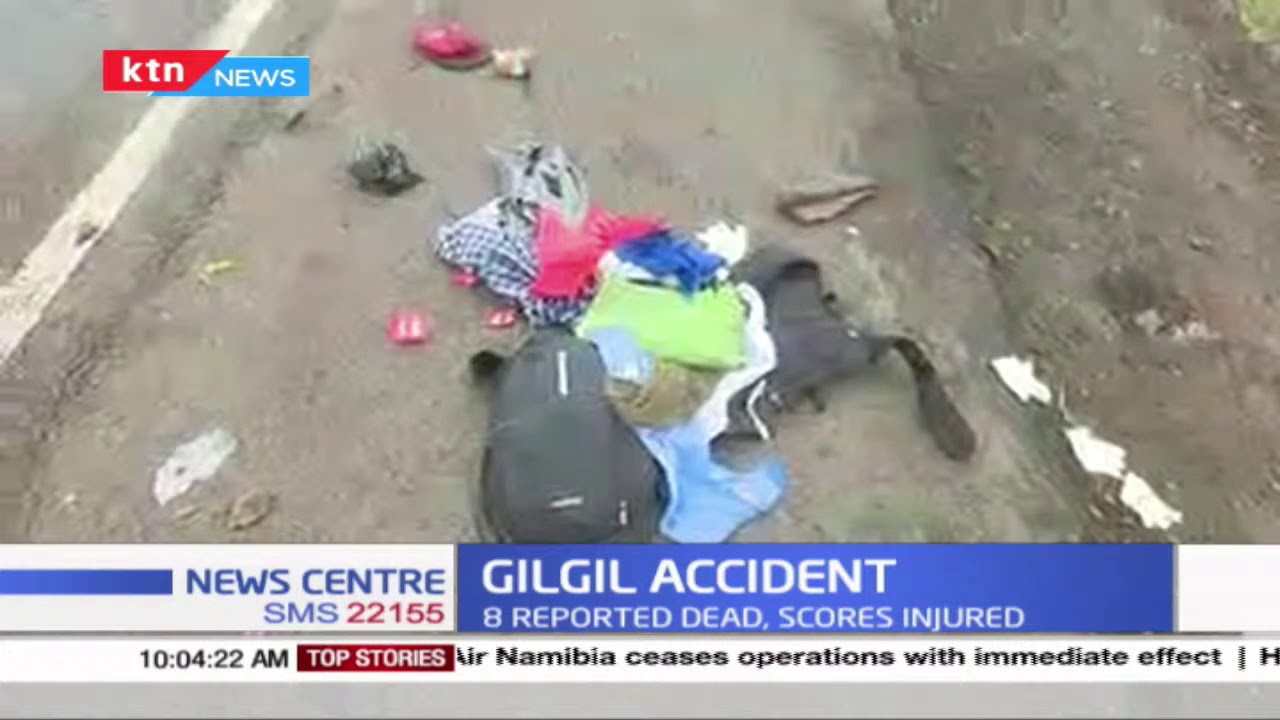 Gilgil Accident: PSV van crashes head on with a trailer, 9 reported dead with several others injured