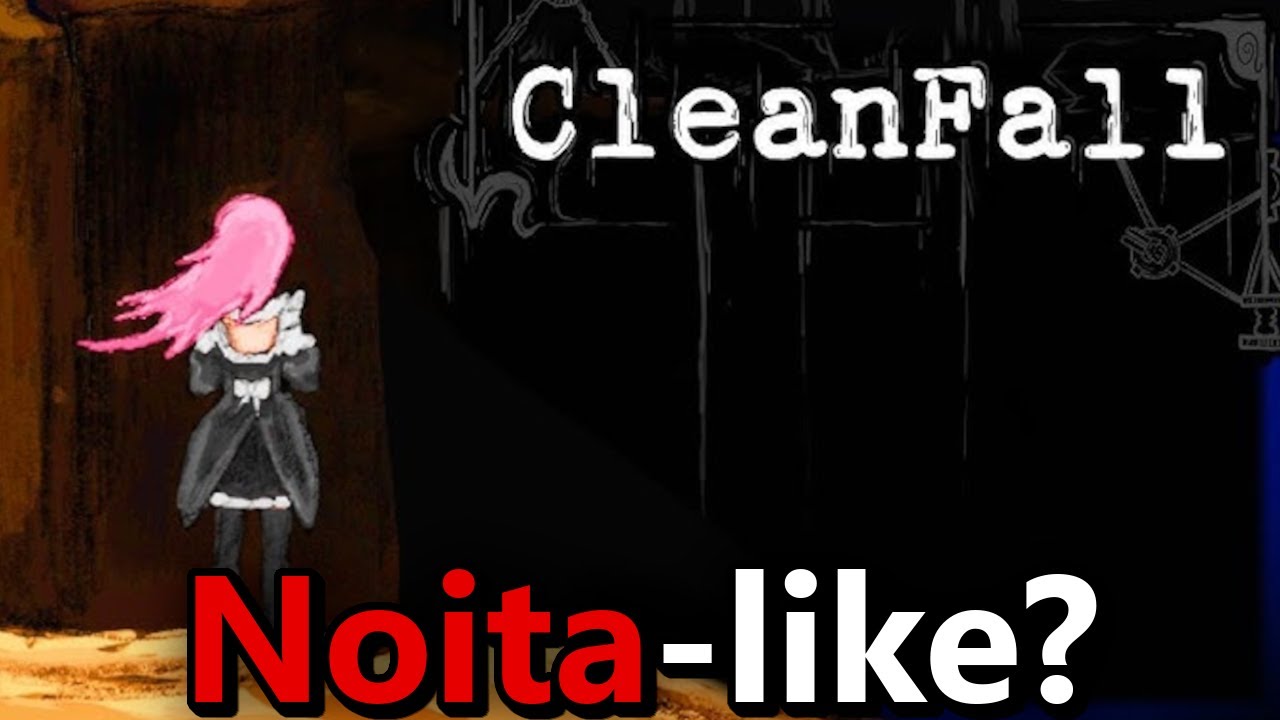 Cleanfall; A New Noita-like Survival Tower-Defense Roguelite