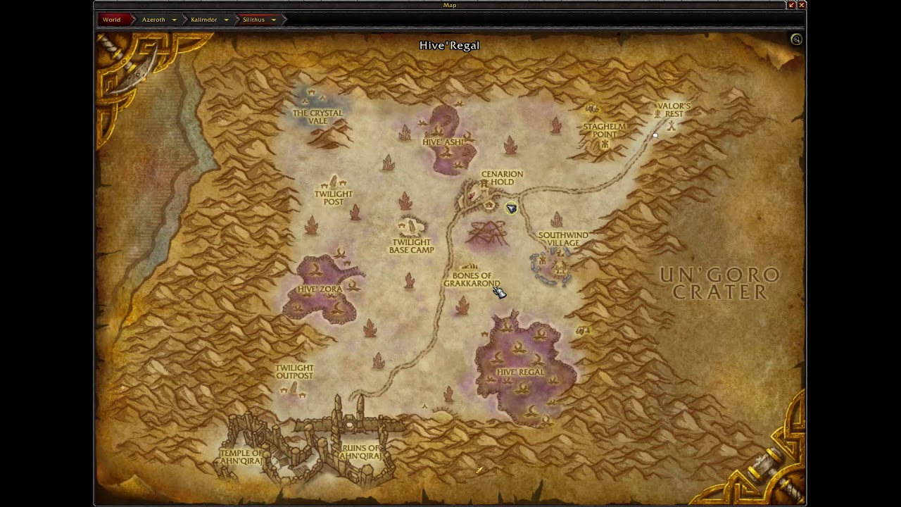 WoW Classic - Cenarion Hold Location