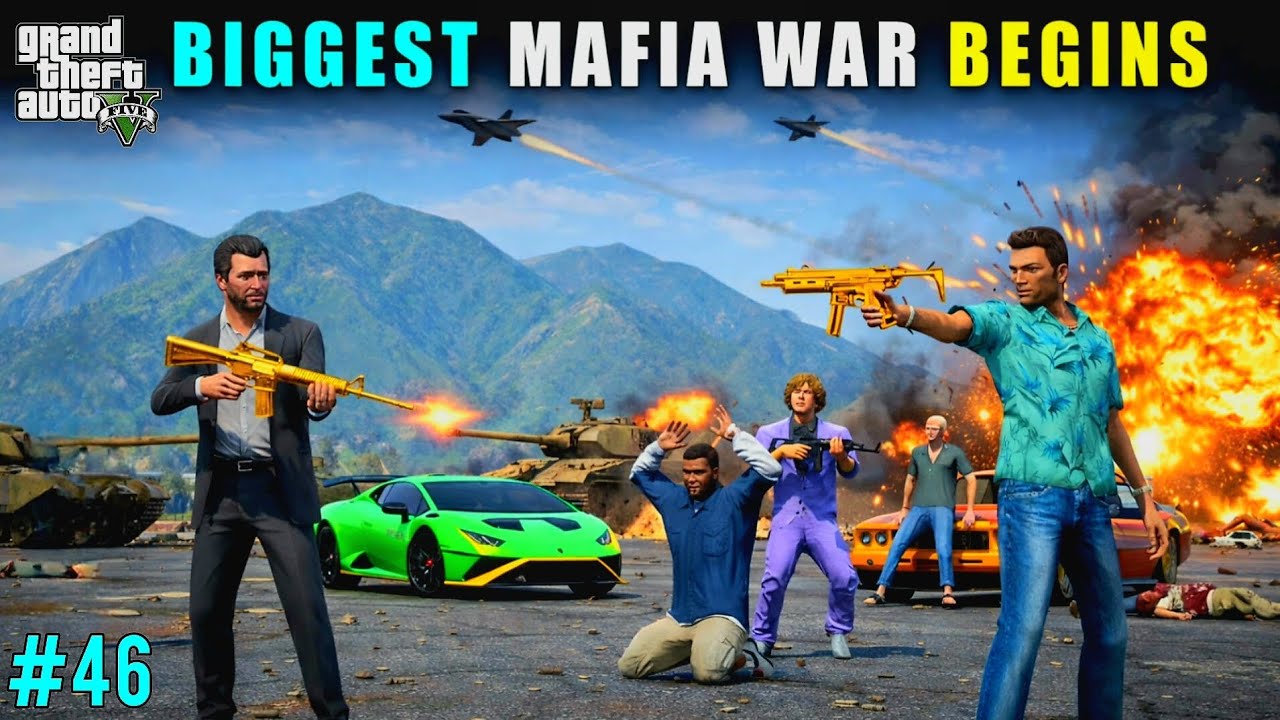 BIGGEST MAFIA WAR BEGINS |GTA5 GAMEPLAY|#gta #technogamerz 