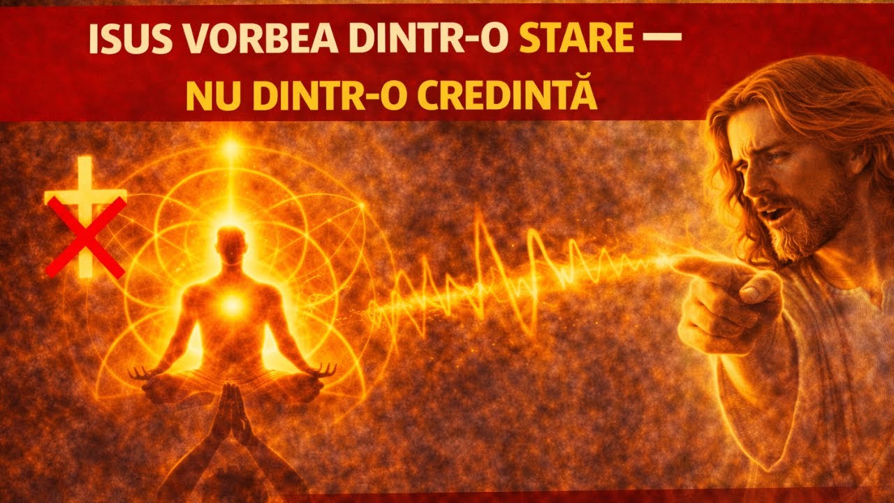 Isus vorbea dintr-o stare — nu dintr-o credință