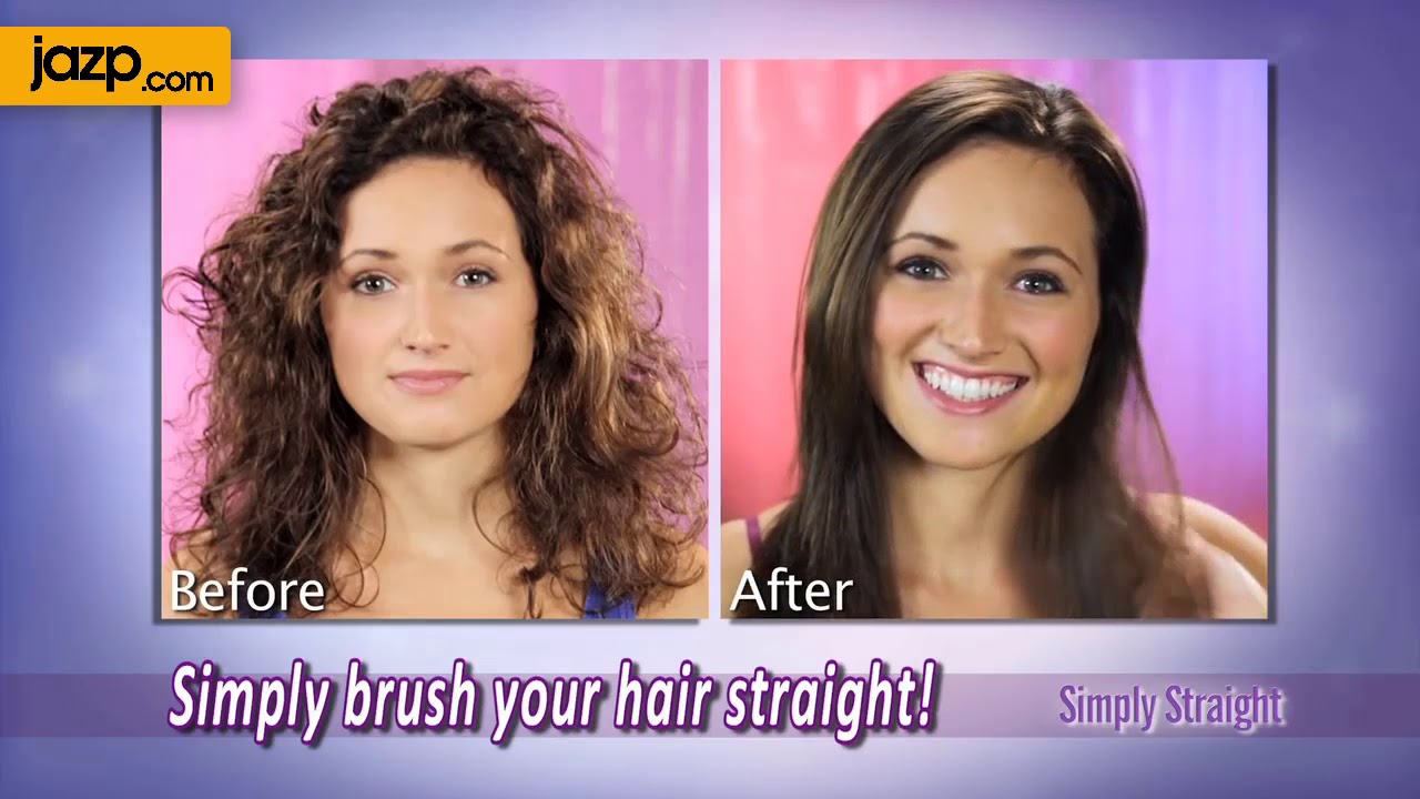 Hair Straightening Brush Ceramic | Jazp