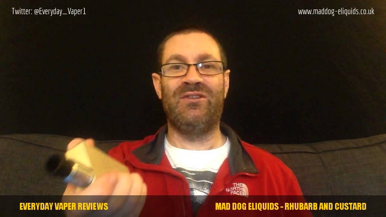 Mad Dog Eliquids - Rhubarb & Custard (Max VG) review