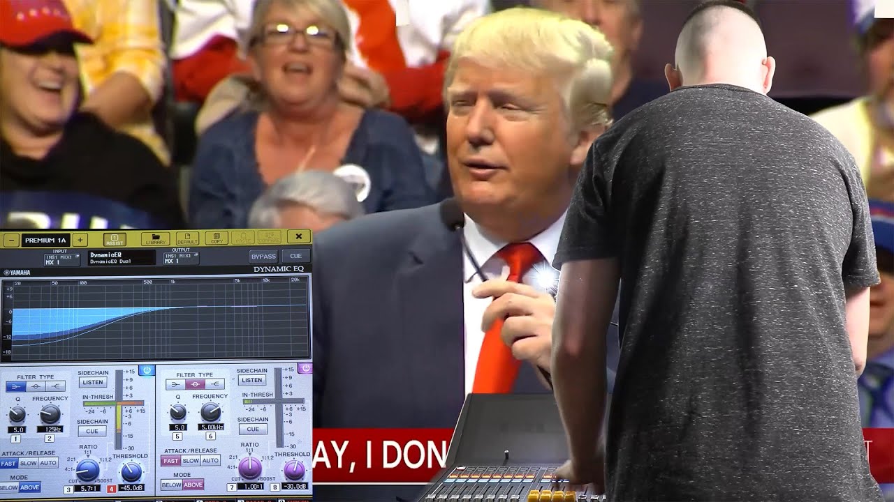THE TRUMP PLUGIN ? HAHA - How I use the Dynamic EQ on Yamaha digital consoles