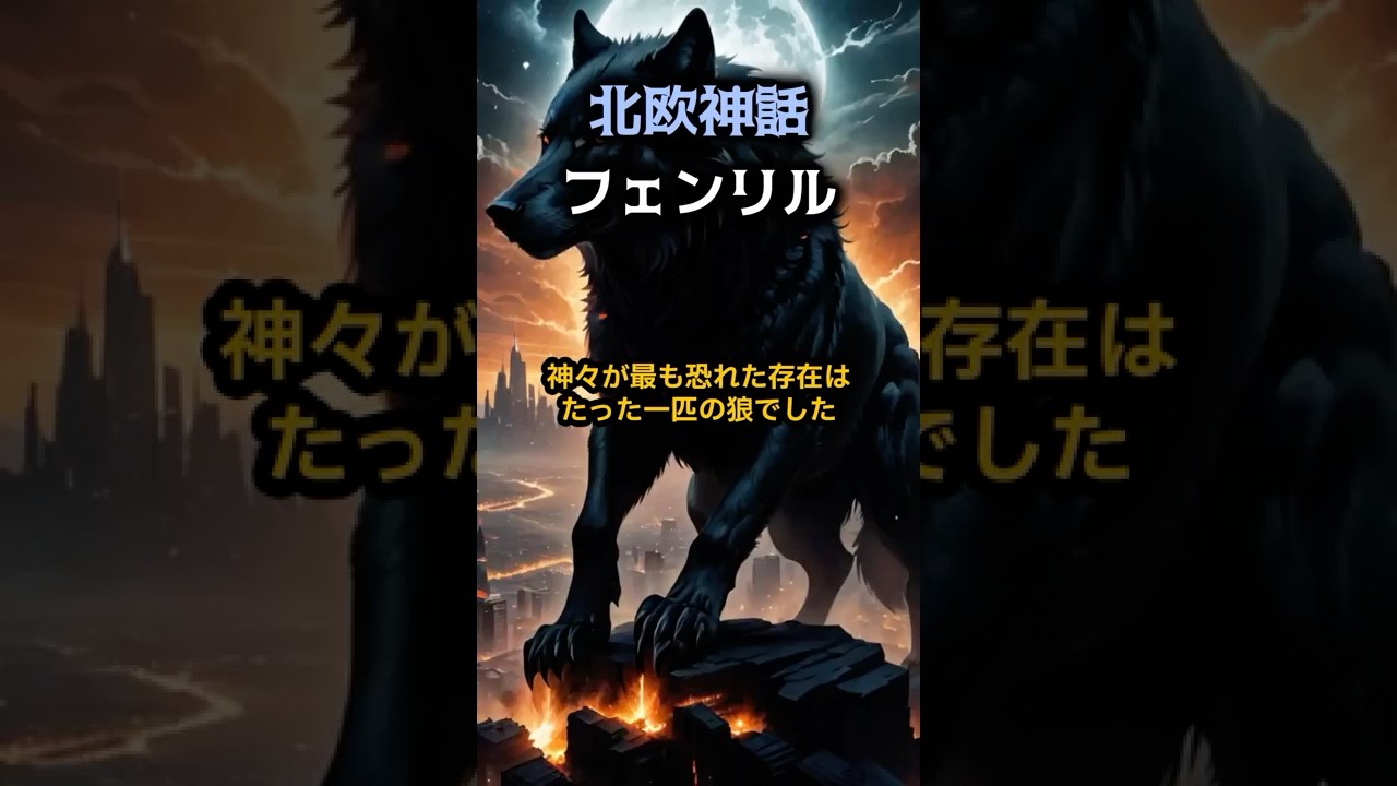 「神すら恐れた伝説の狼｜フェンリルの物語とラグナロクの真実【北欧神話】」 #フェンリル #北欧神話 #ラグナロク