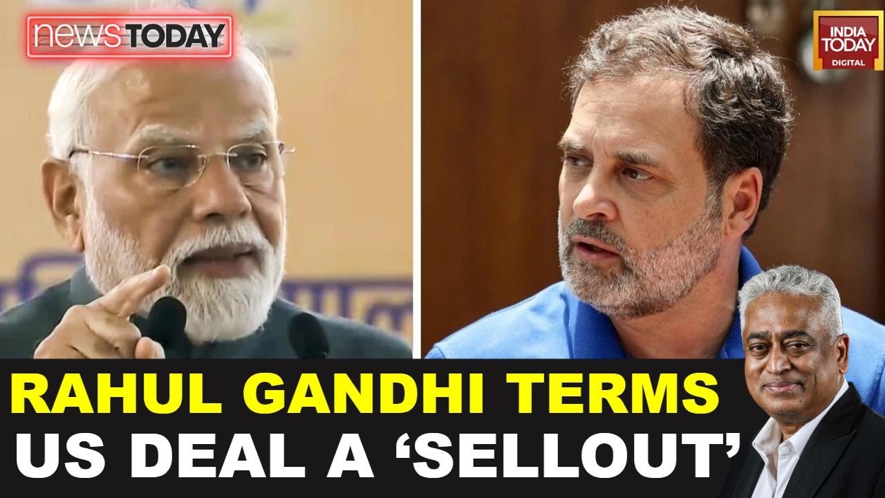 Rahul Gandhi Slams PM Modi Over Indo-US Trade Deal, Cites Epstein Files and Adani 'Choke'