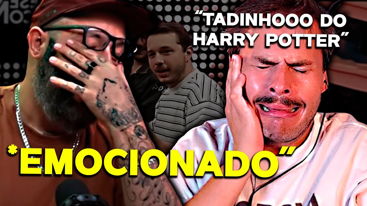 CAUE MOURA e CIN&Eacute;FILO CHORANDO por causa de HARRY POTTER