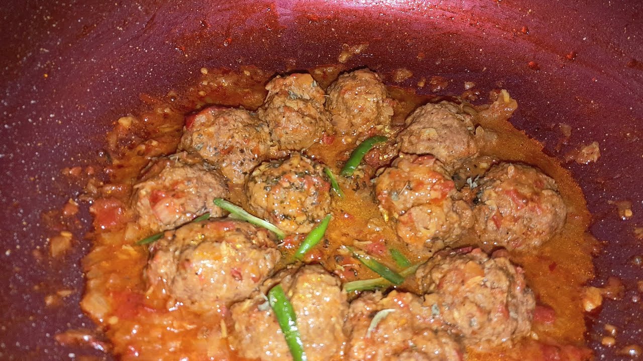 Beef kofta curry recipe | kofta recipe without deep fry